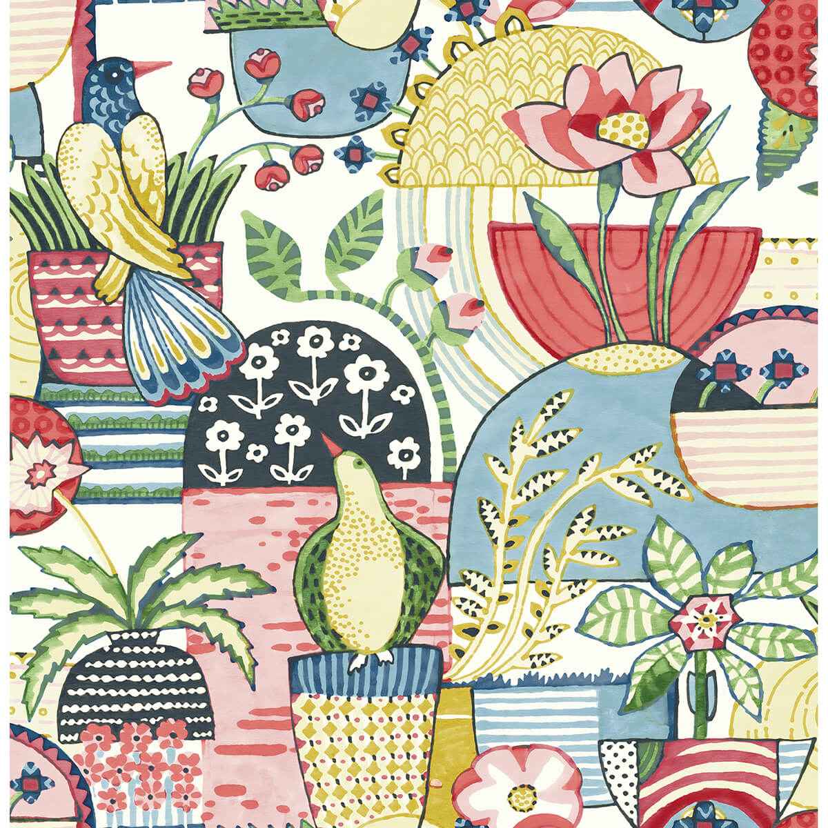 Multi Avriel Peel & Stick Wallpaper - York Wallcoverings - CBS4517