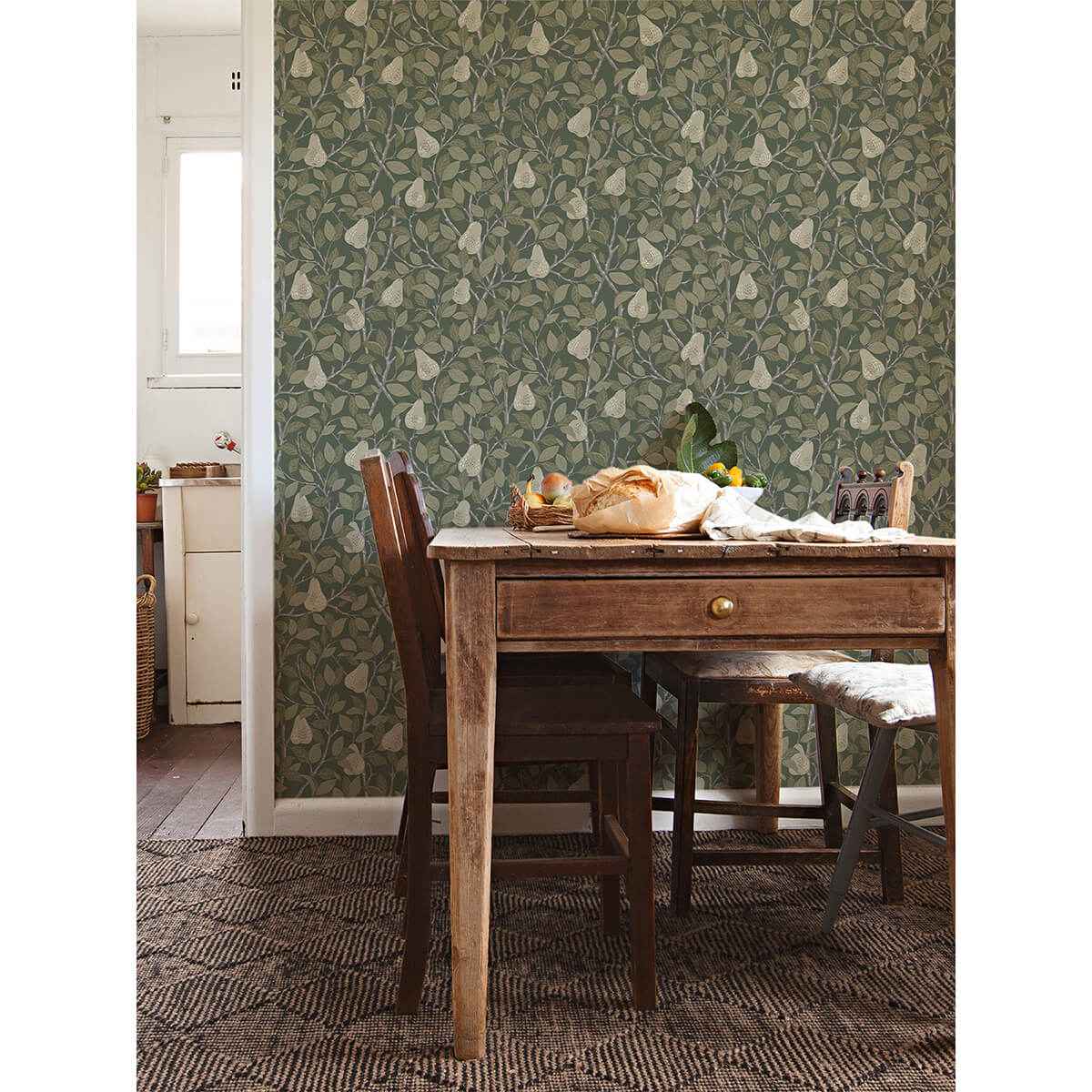 Pirum Green Pear Wallpaper - York Wallcoverings - 2999-13105 - York Wallcoverings Wallpaper