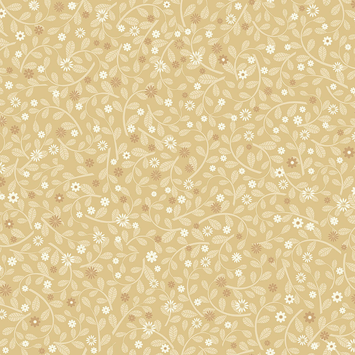 hummelvik-yellow-daisy-trail-wallpaper-york-wallcoverings-2999-24129 - York Wallcoverings Wallpaper