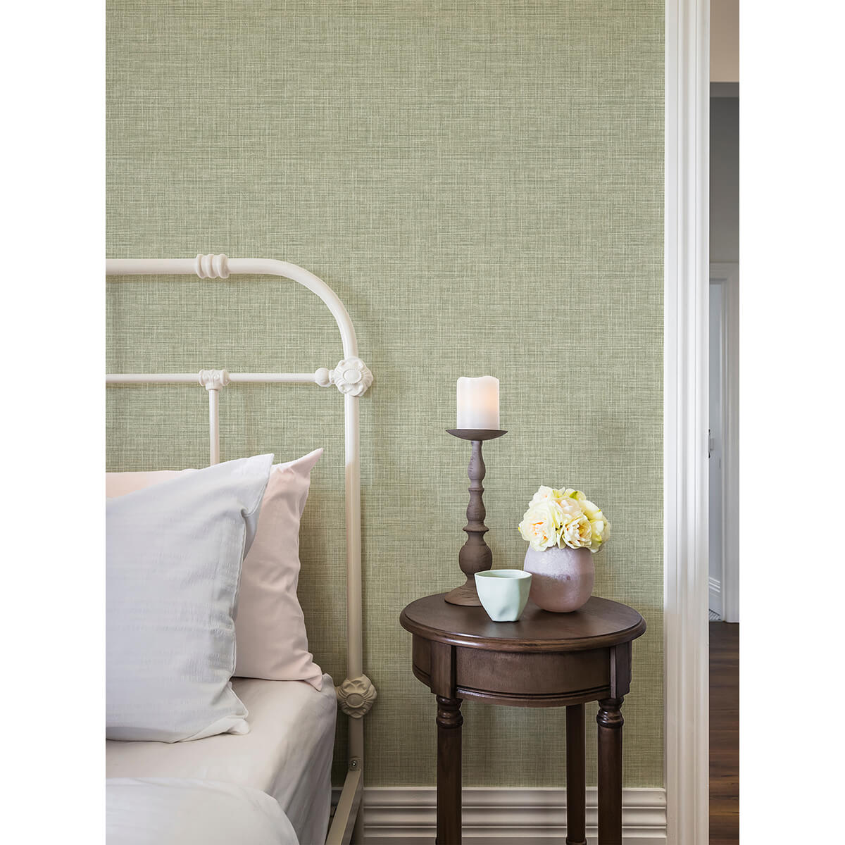 tuckernuck-green-linen-wallpaper-york-wallcoverings-2999-25792 - York Wallcoverings Papel pintado