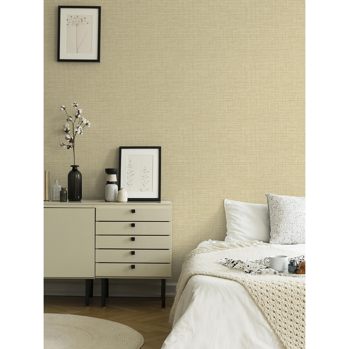 tuckernuck-gold-linen-wallpaper-york-wallcoverings-2999-25793 - York Wallcoverings Wallpaper
