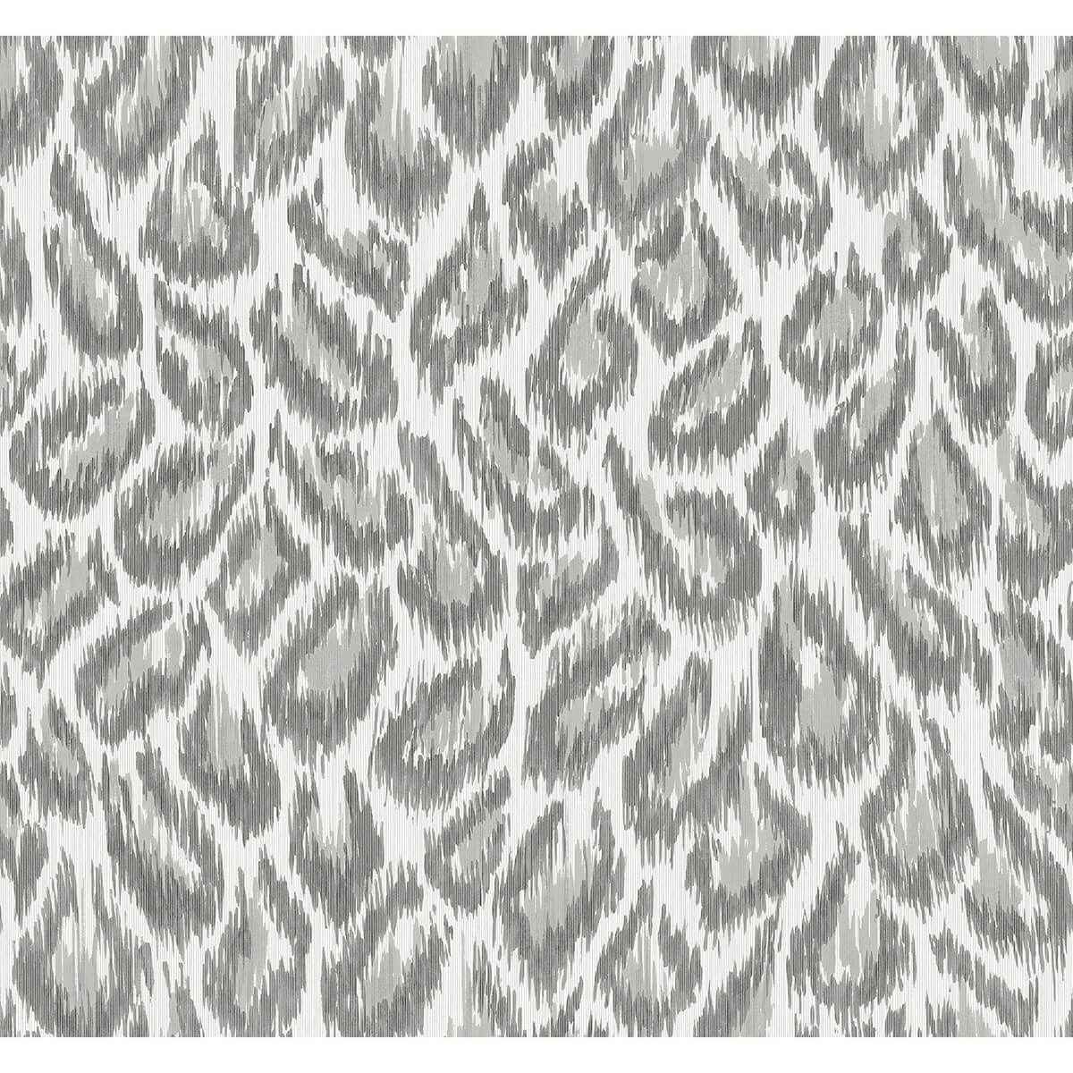Electra Grey Leopard Spot String Wallpaper - York Wallcoverings - 2973-90302