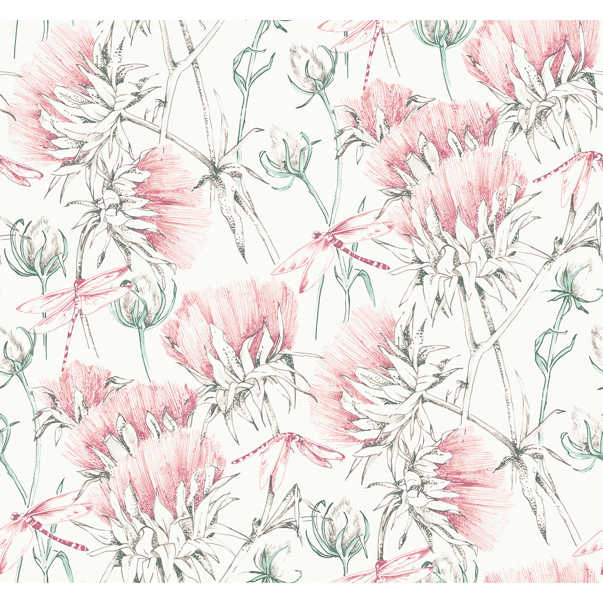mariell-pink-dragonfly-wallpaper-york-wallcoverings-2973-90405