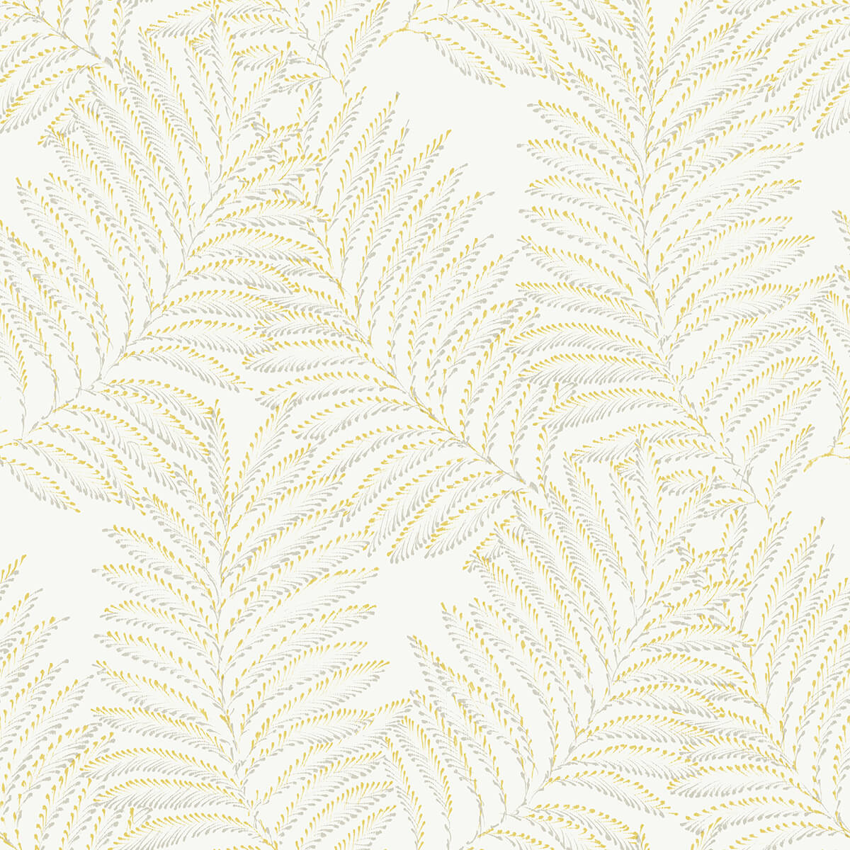 finnley-yellow-inked-fern-wallpaper-york-wallcoverings-2973-90504 - York Wallcoverings Wallpaper