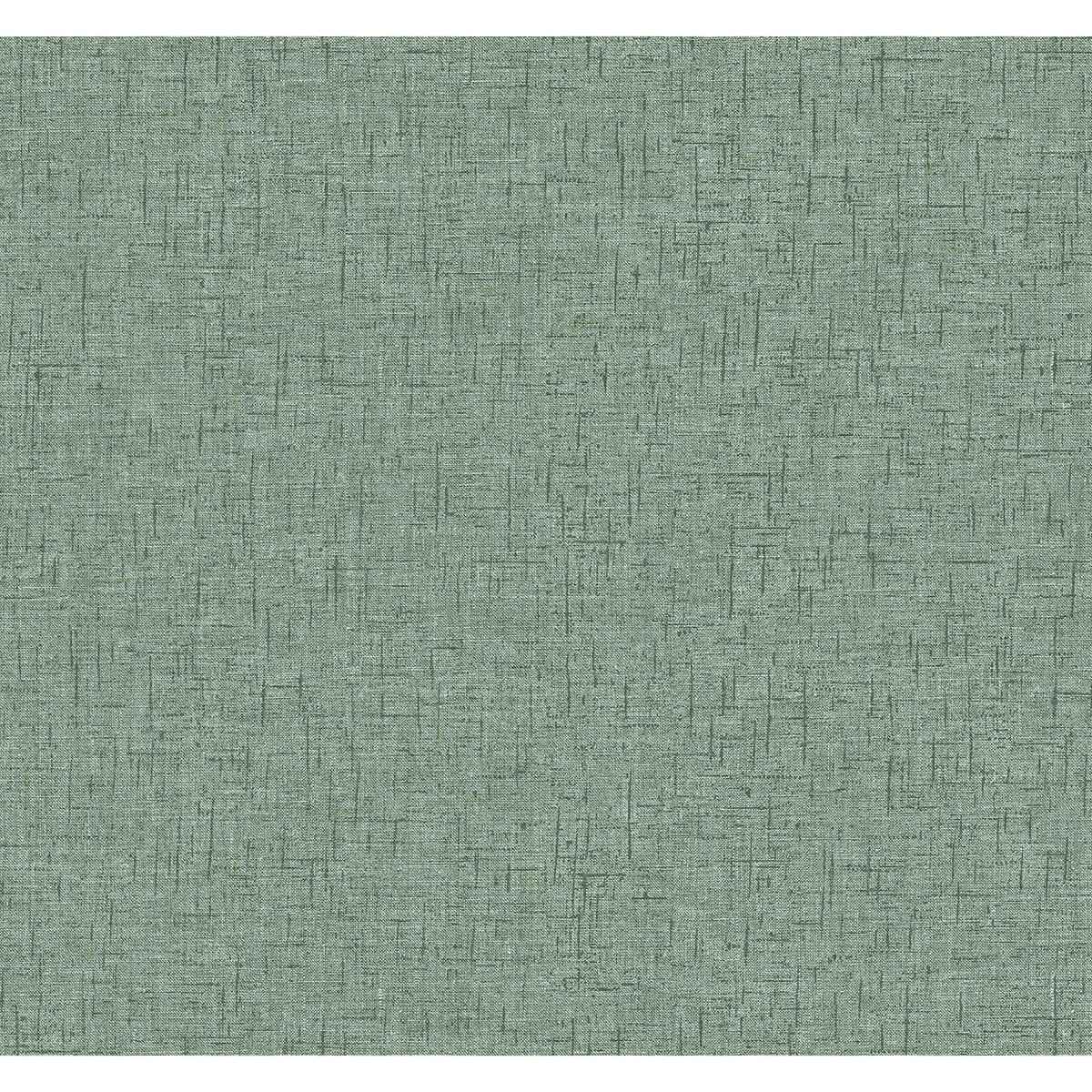 Bentley Green Faux Linen Wallpaper - York Wallcoverings - 2973-90911 - York Wallcoverings Wallpaper