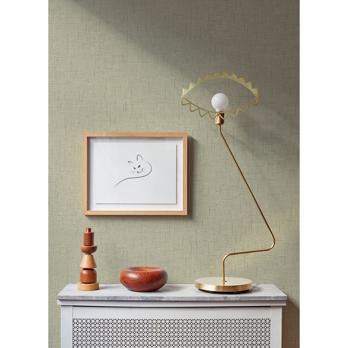 bentley-beige-faux-linen-wallpaper-york-wallcoverings-2973-90916 - York Wallcoverings Wallpaper