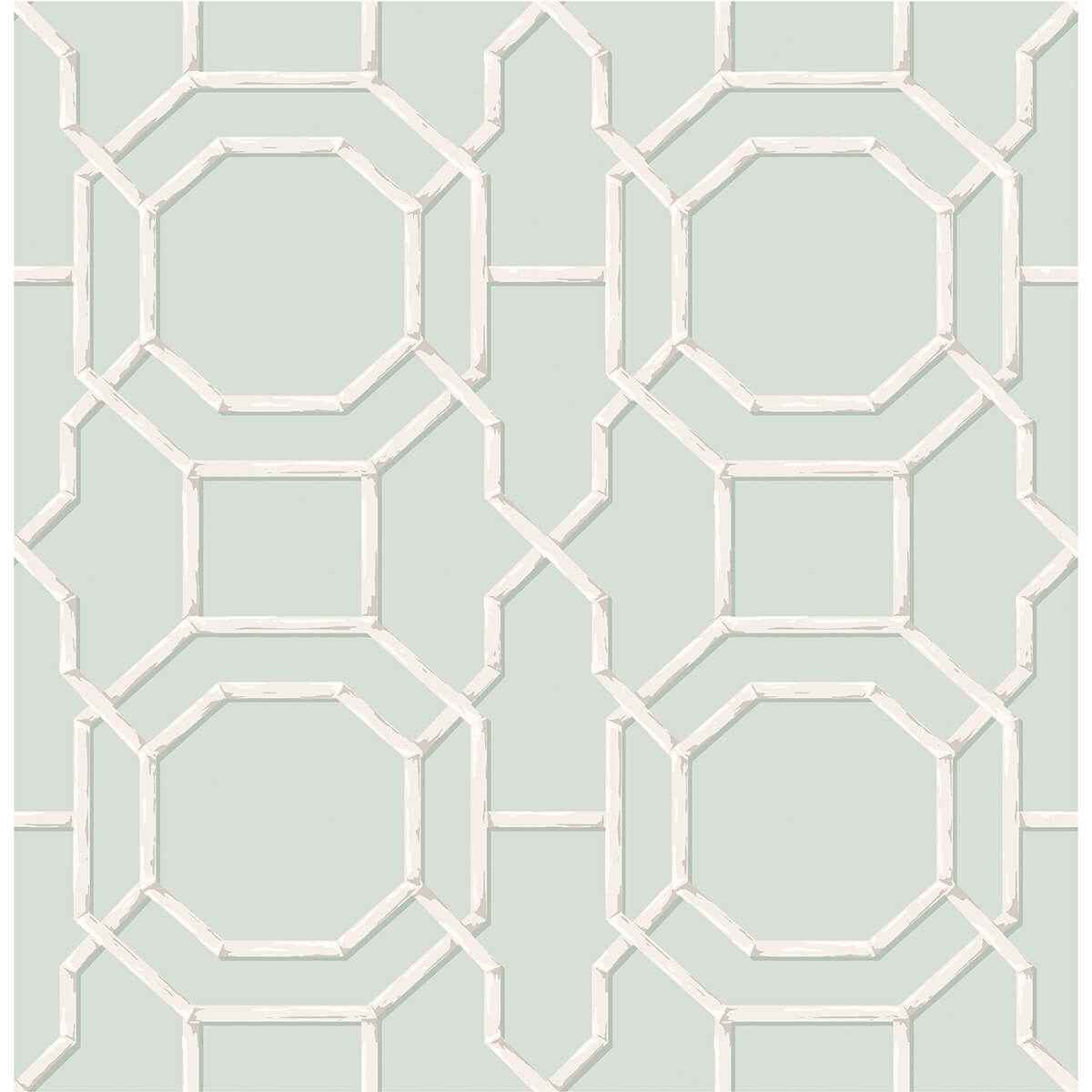 Seafoam Sanya Peel & Stick Wallpaper - York Wallcoverings - NUS4312