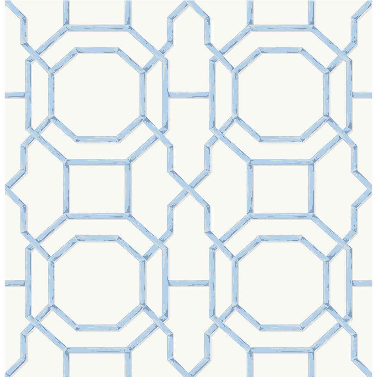 Sapphire Sanya Peel & Stick Wallpaper - York Wallcoverings - NUS4313