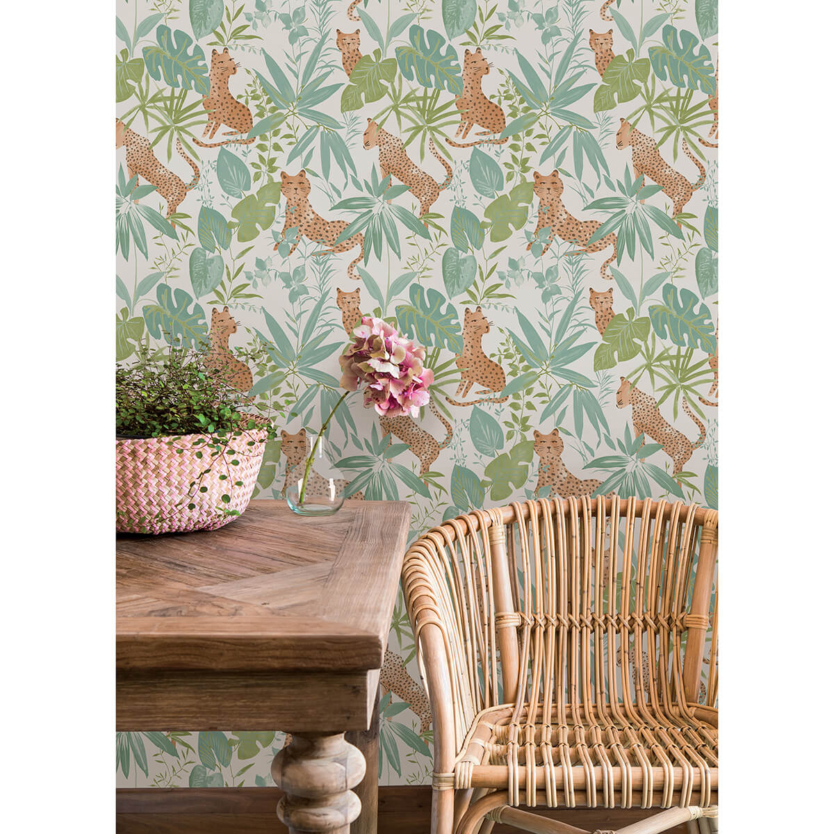 teal-lime-jhalana-peel-and-stick-wallpaper-york-wallcoverings-nus4321 - York Wallcoverings Wallpaper