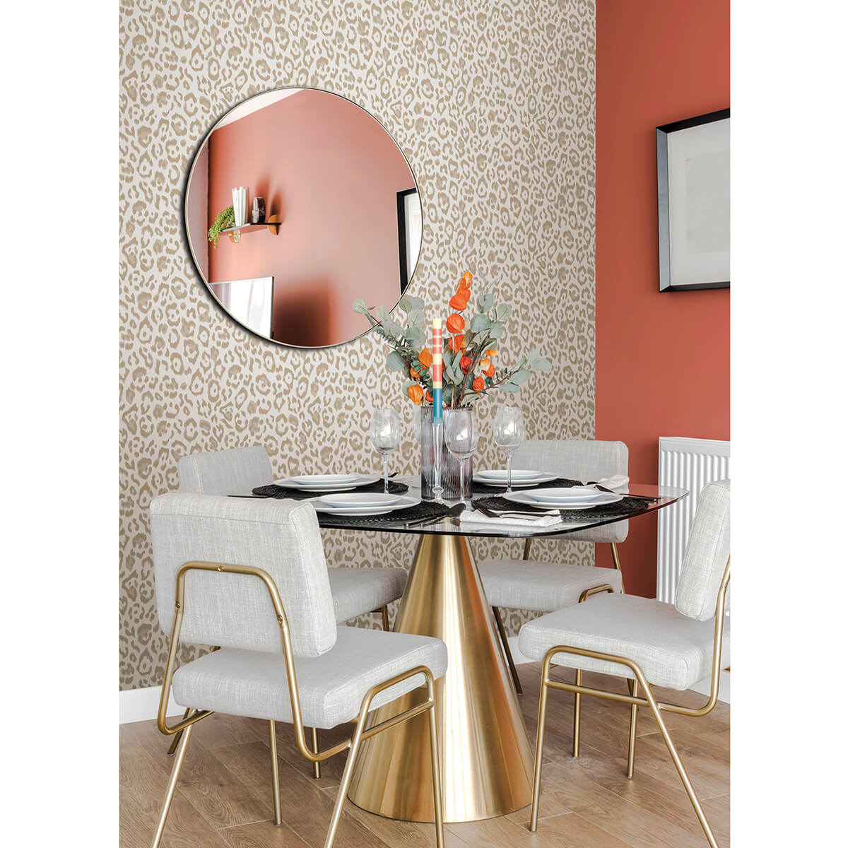 taupe-marlowe-novelty-peel-and-stick-wallpaper-york-wallcoverings-rzs4533 - York Wallcoverings Wallpaper