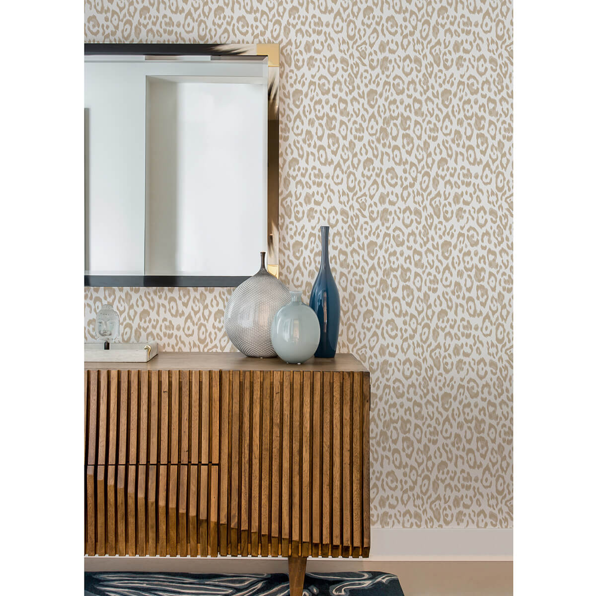 taupe-marlowe-novelty-peel-and-stick-wallpaper-york-wallcoverings-rzs4533 - York Wallcoverings Wallpaper