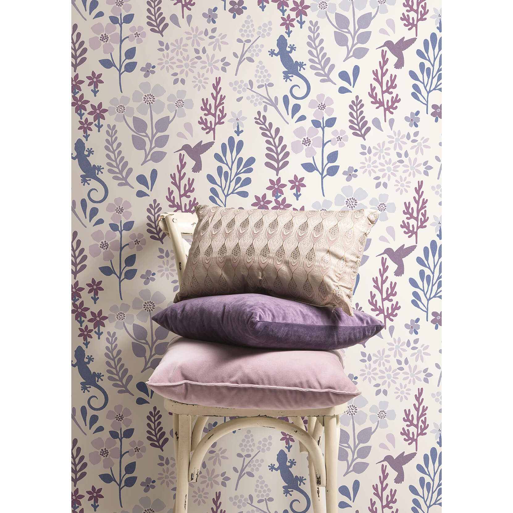 periwinkle-zoey-leaf-peel-and-stick-wallpaper-york-wallcoverings-nus4621 - York Wallcoverings Wallpaper
