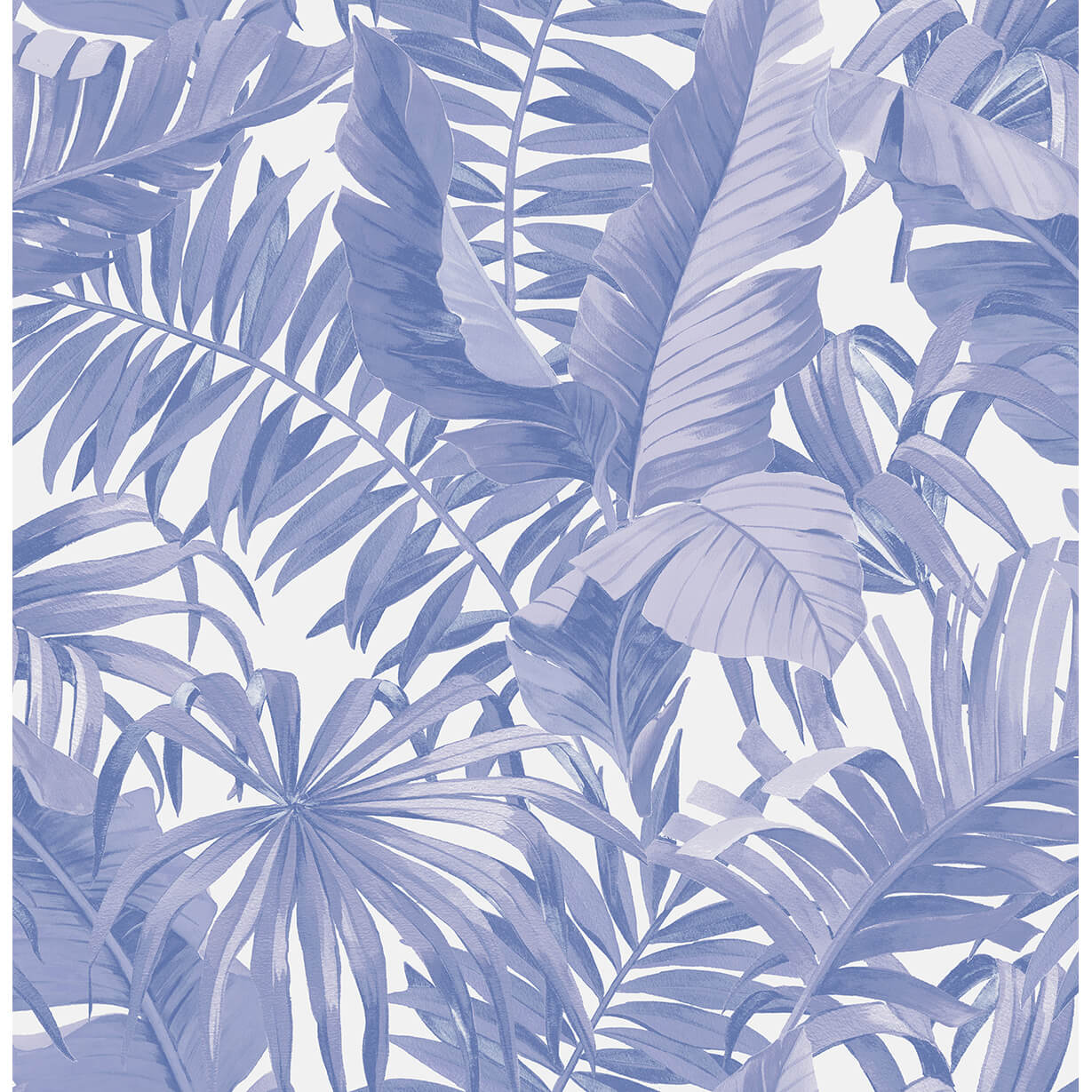 periwinkle-maui-leaf-peel-and-stick-wallpaper-york-wallcoverings-nus4623 - York Wallcoverings Wallpaper