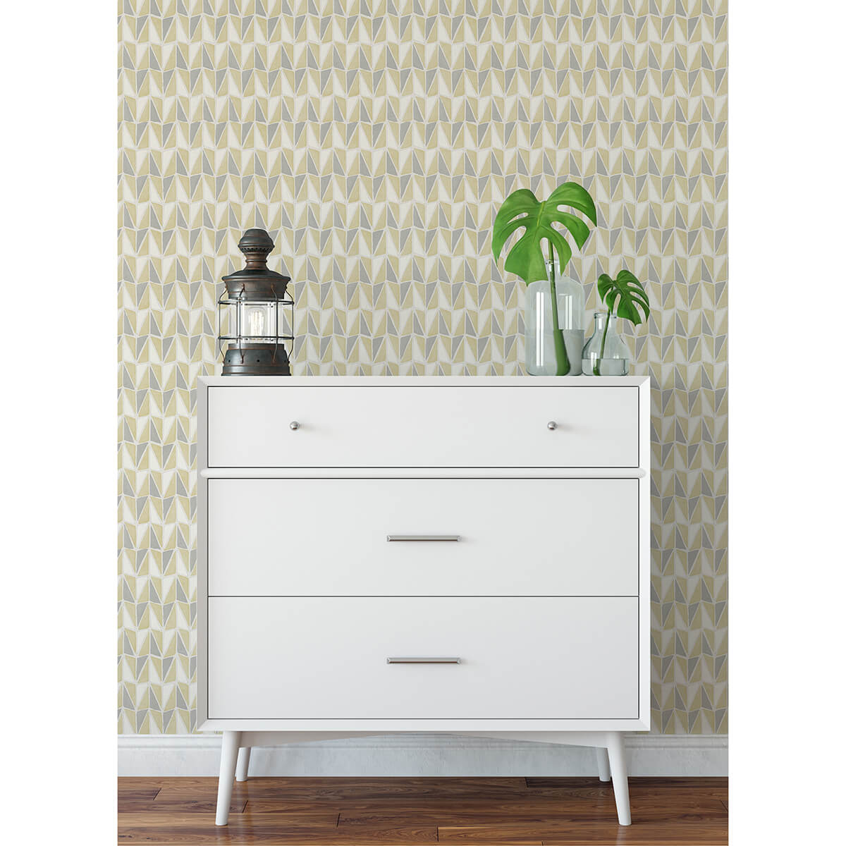 yellow-falkirk-geometric-geometric-peel-and-stick-wallpaper-york-wallcoverings-sls4293 - York Wallcoverings Wallpaper