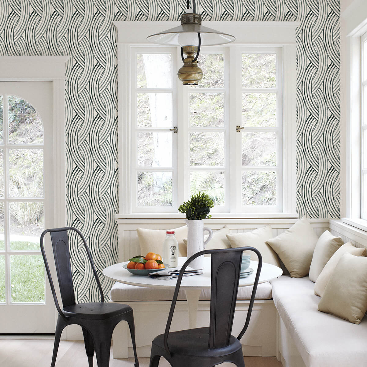 charcoal-meraki-peel-and-stick-wallpaper-york-wallcoverings-nus4163 - York Wallcoverings Wallpaper