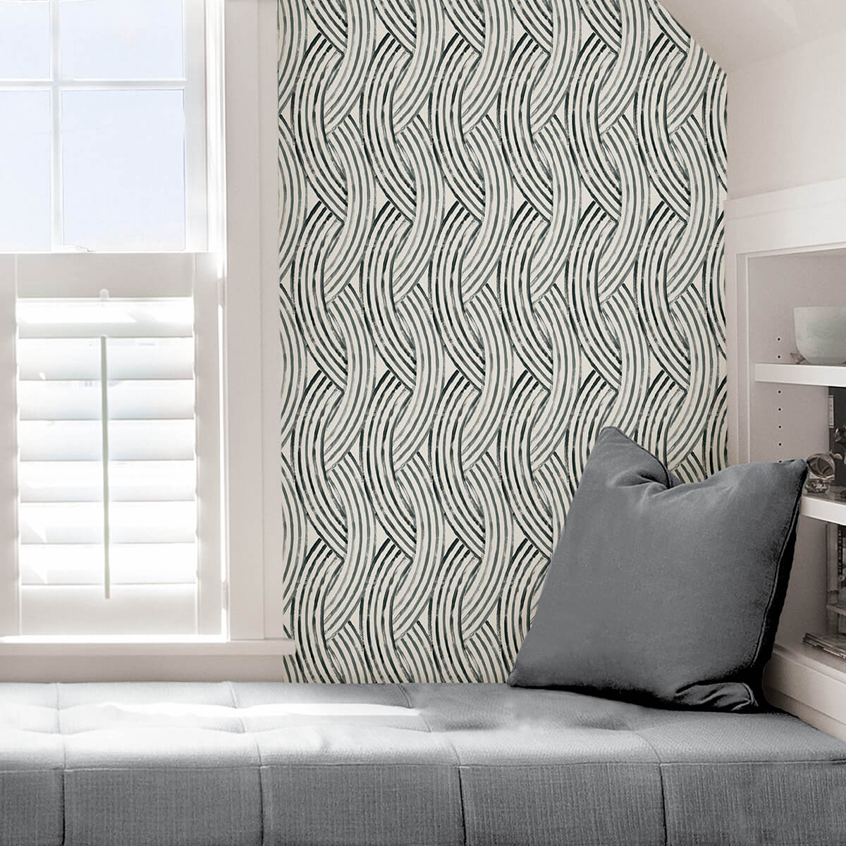 charcoal-meraki-peel-and-stick-wallpaper-york-wallcoverings-nus4163 - York Wallcoverings Wallpaper