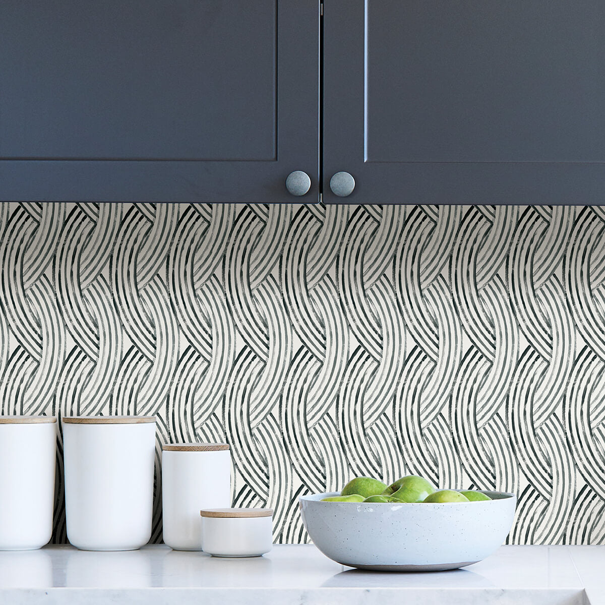 charcoal-meraki-peel-and-stick-wallpaper-york-wallcoverings-nus4163 - York Wallcoverings Wallpaper