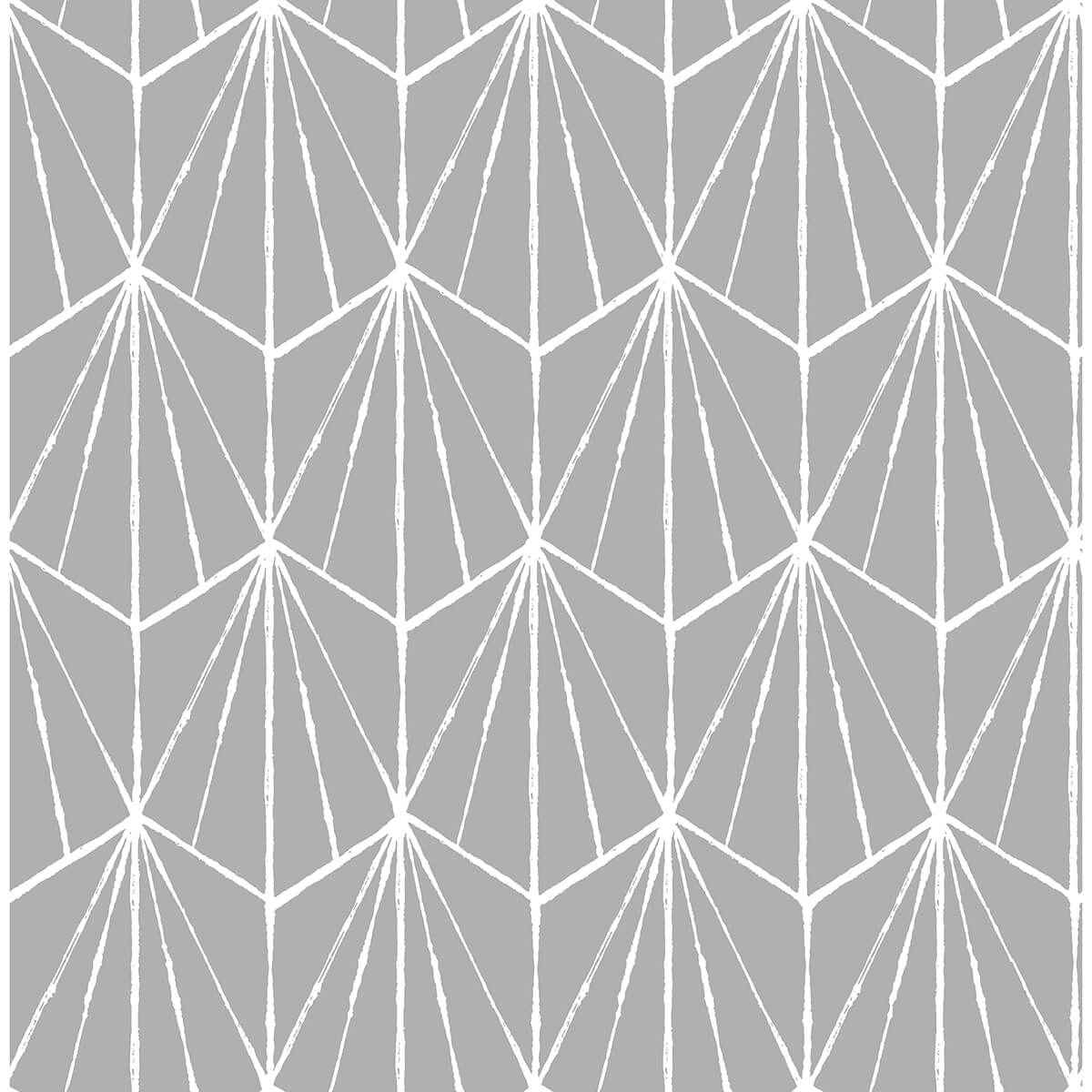 Grey Dorset Peel & Stick Wallpaper - York Wallcoverings - NUS4377