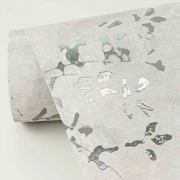 Arian Silver Abstract Wallpaper - York Wallcoverings - 2976-86427