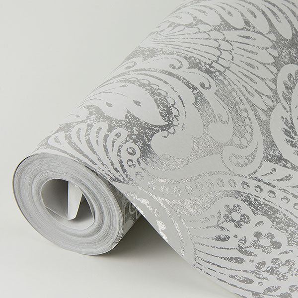 artemis-platinum-damask-wallpaper-york-wallcoverings-2976-86444 - York Wallcoverings Wallpaper