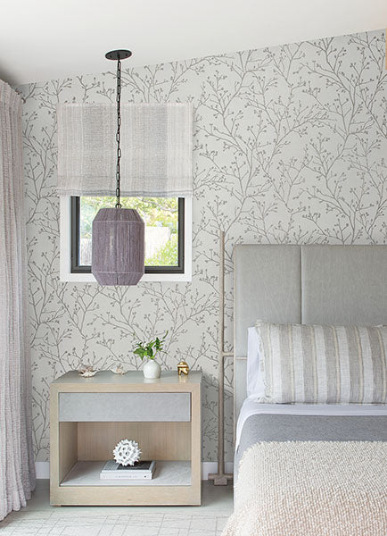 koura-silver-branches-wallpaper-york-wallcoverings-2976-86453 - York Wallpaper Wallpaper