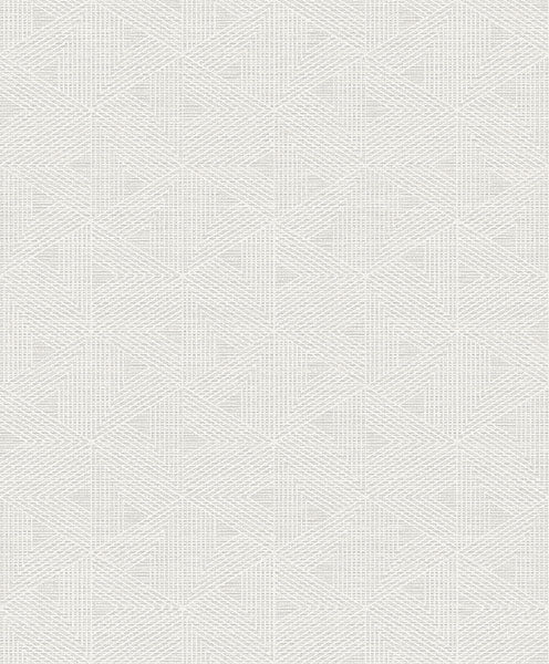 marici-light-grey-triangle-wallpaper-york-wallcoverings-2976-86511 - York Wallcoverings Wallpaper