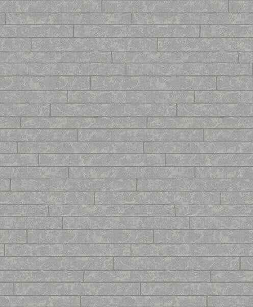 Namari Sterling Distressed Tile Wallpaper - York Wallcoverings - 2976-86525 - York Wallcoverings Wallpaper