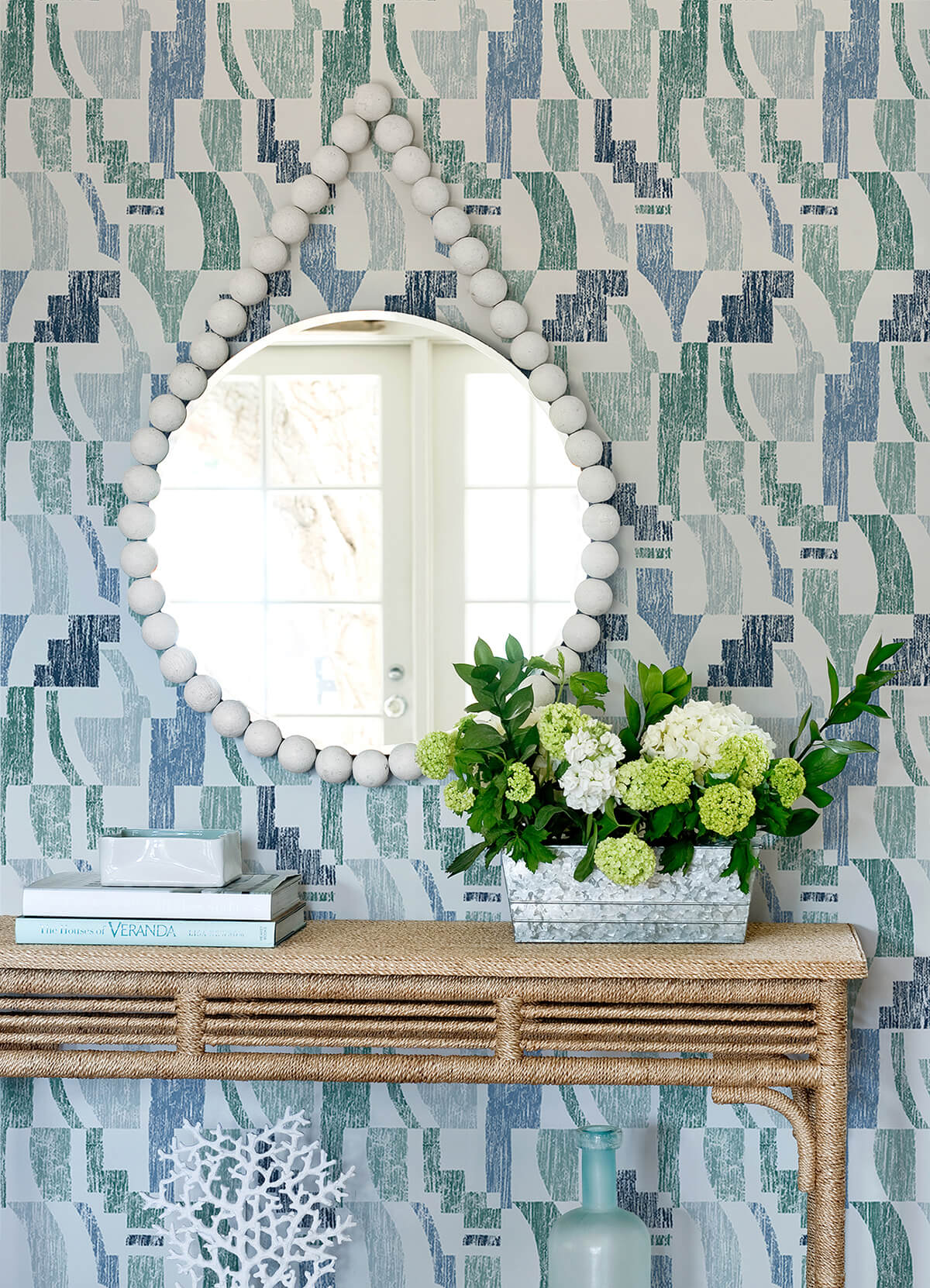 cool-multi-lenny-geometric-peel-and-stick-wallpaper-york-wallcoverings-nus4633 - York Wallcoverings Wallpaper