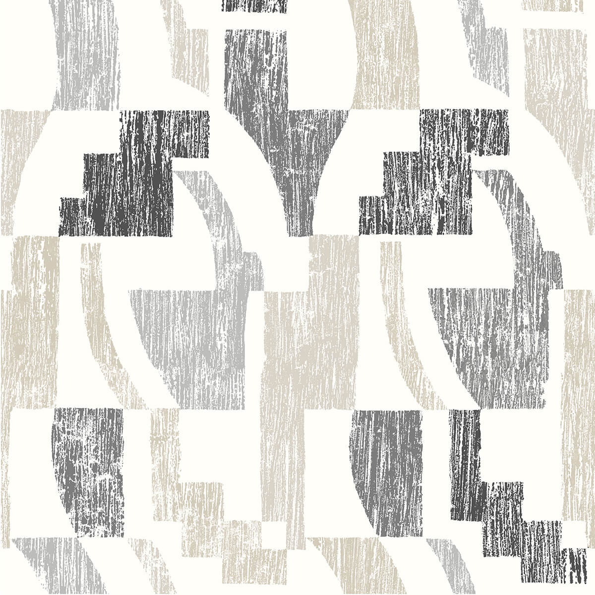 taupe-multi-lenny-geometric-peel-and-stick-wallpaper-york-wallcoverings-nus4634 - York Wallcoverings Wallpaper