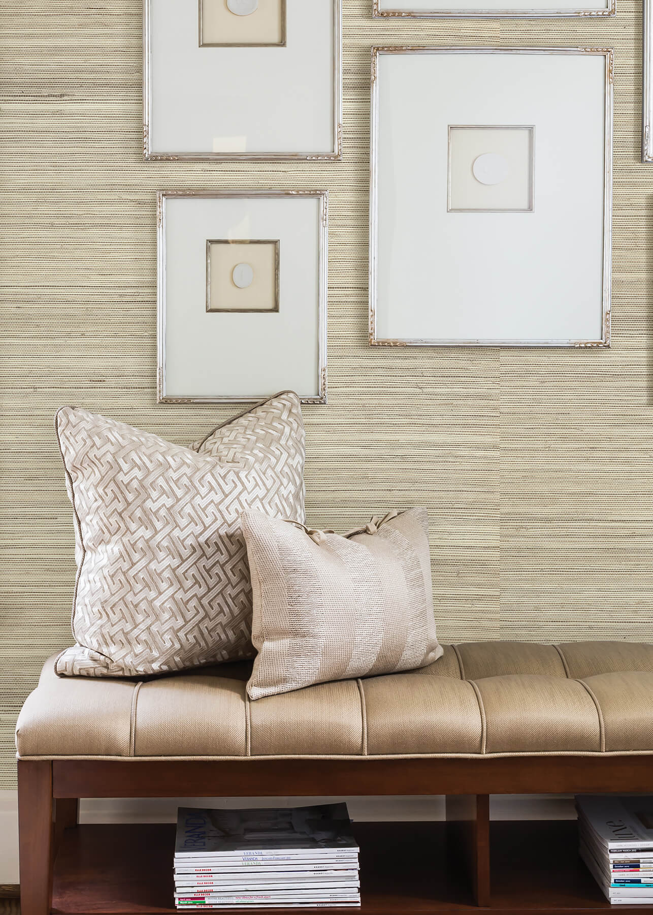 changzhou-beige-grasscloth-wallpaper-york-wallcoverings-2923-80009 - York Wallcoverings Wallpaper