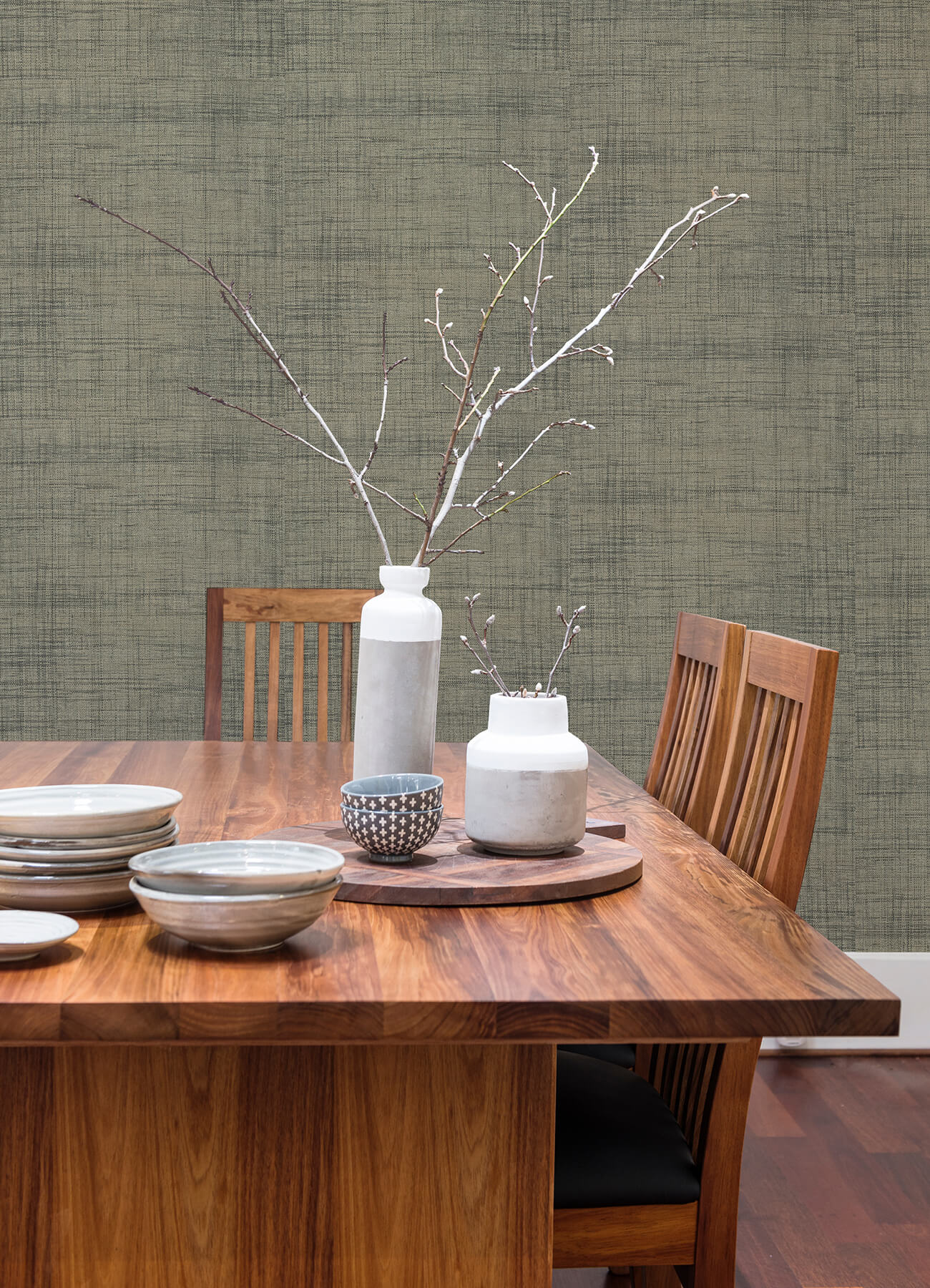 cheng-light-grey-woven-grasscloth-wallpaper-york-wallcoverings-2923-88017 - York Wallcoverings Wallpaper