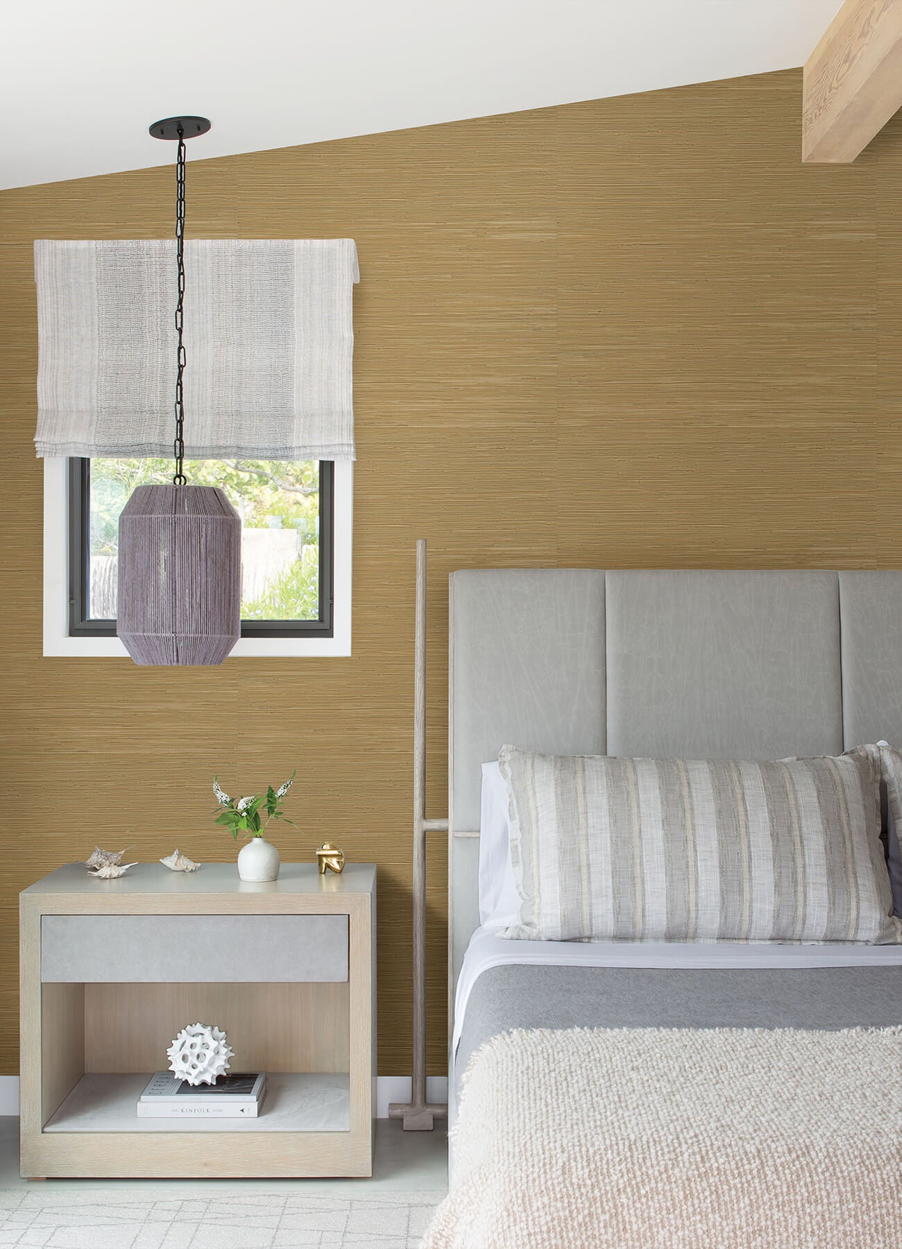 zhilan-olive-grasscloth-wallpaper-york-wallcoverings-2923-88045 - York Wallpaper Wallpaper