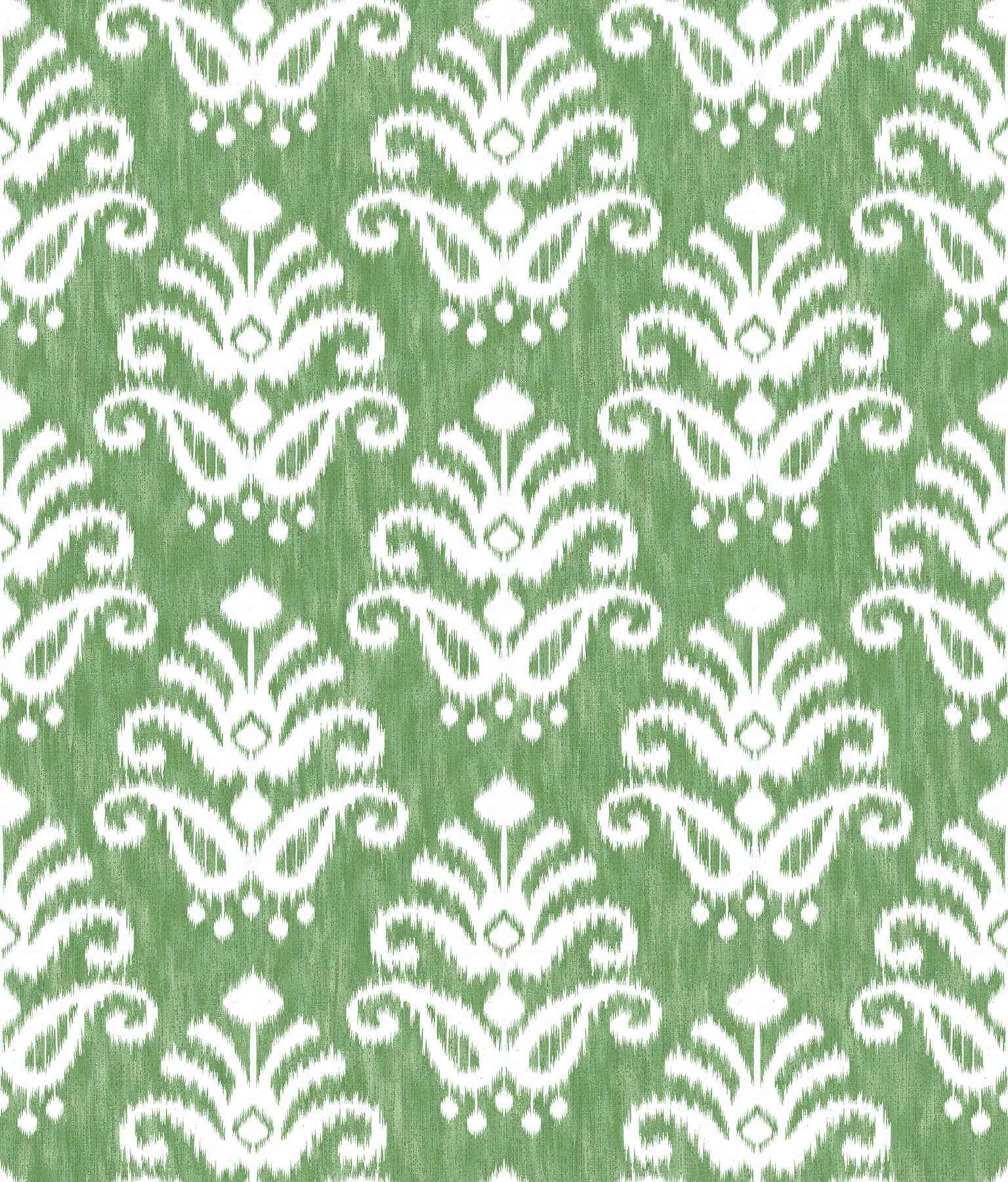Keaton Green Medallion Wallpaper - York Wallcoverings - 4081-26331