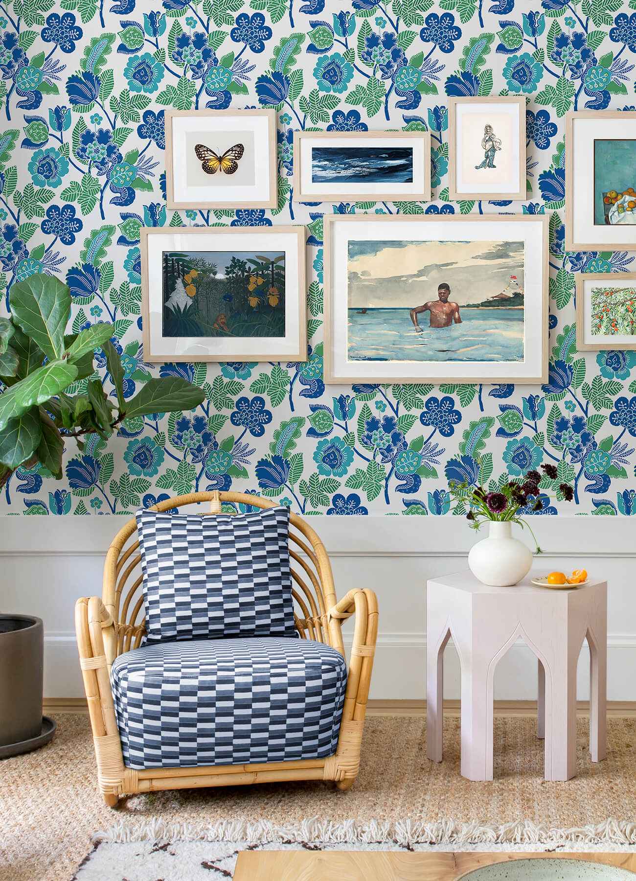 Jana Green Jacobean Wallpaper - York Wallcoverings - 4081-26339 - York Wallcoverings Wallpaper