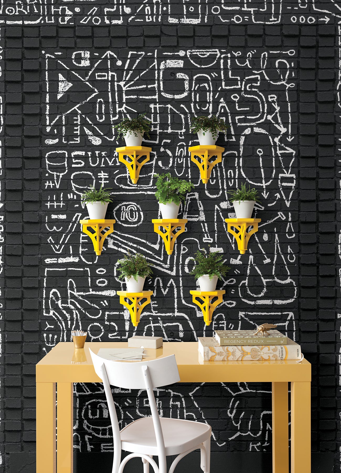 bklyn-bank-entrance-black-wall-mural-york-wallcoverings-astm4132 - York Wallcoverings Wallpaper