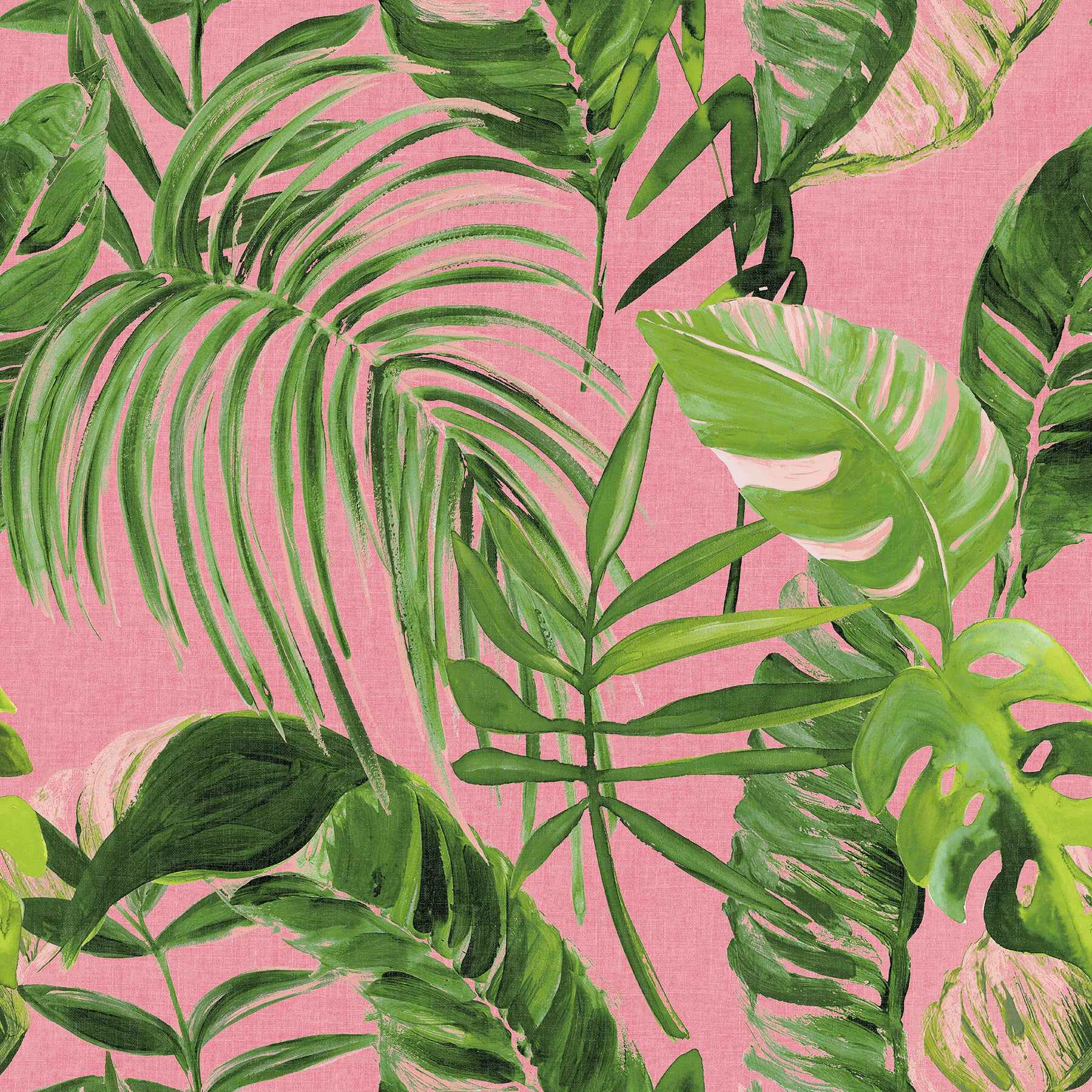 Grover Pink Palmera Wallpaper - York Wallcoverings - WLD53104W - York Wallcoverings Wallpaper