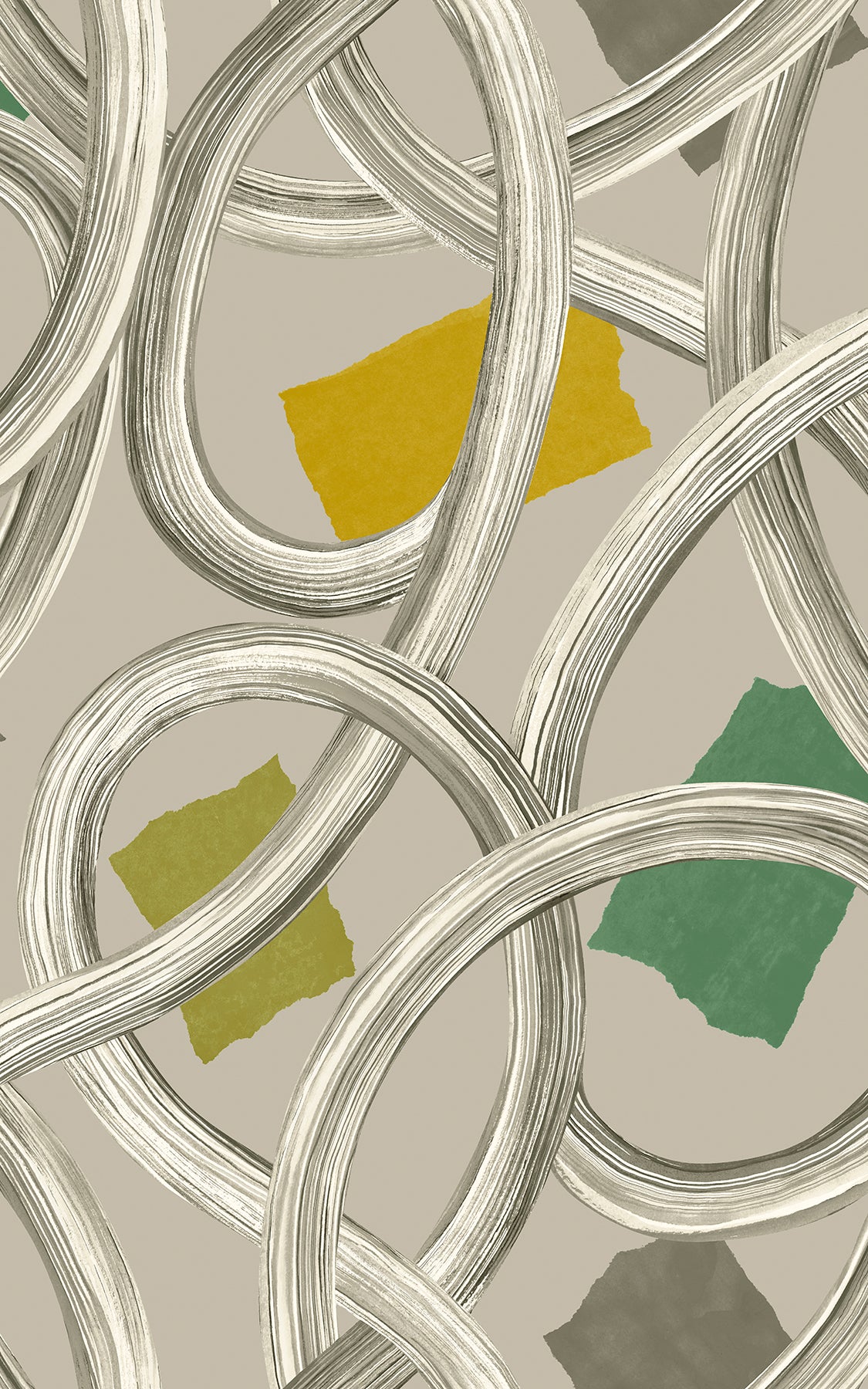 calix-grey-twisted-geo-wallpaper-york-wallcoverings-cep50128w - York Wallcoverings Wallpaper