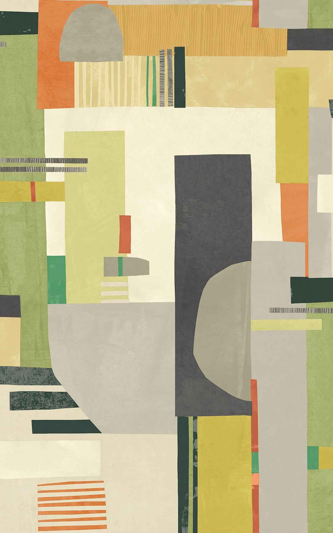 Rhodes Sage Blocs Wallpaper - York Wallcoverings - CEP50132W - York Wallcoverings Wallpaper