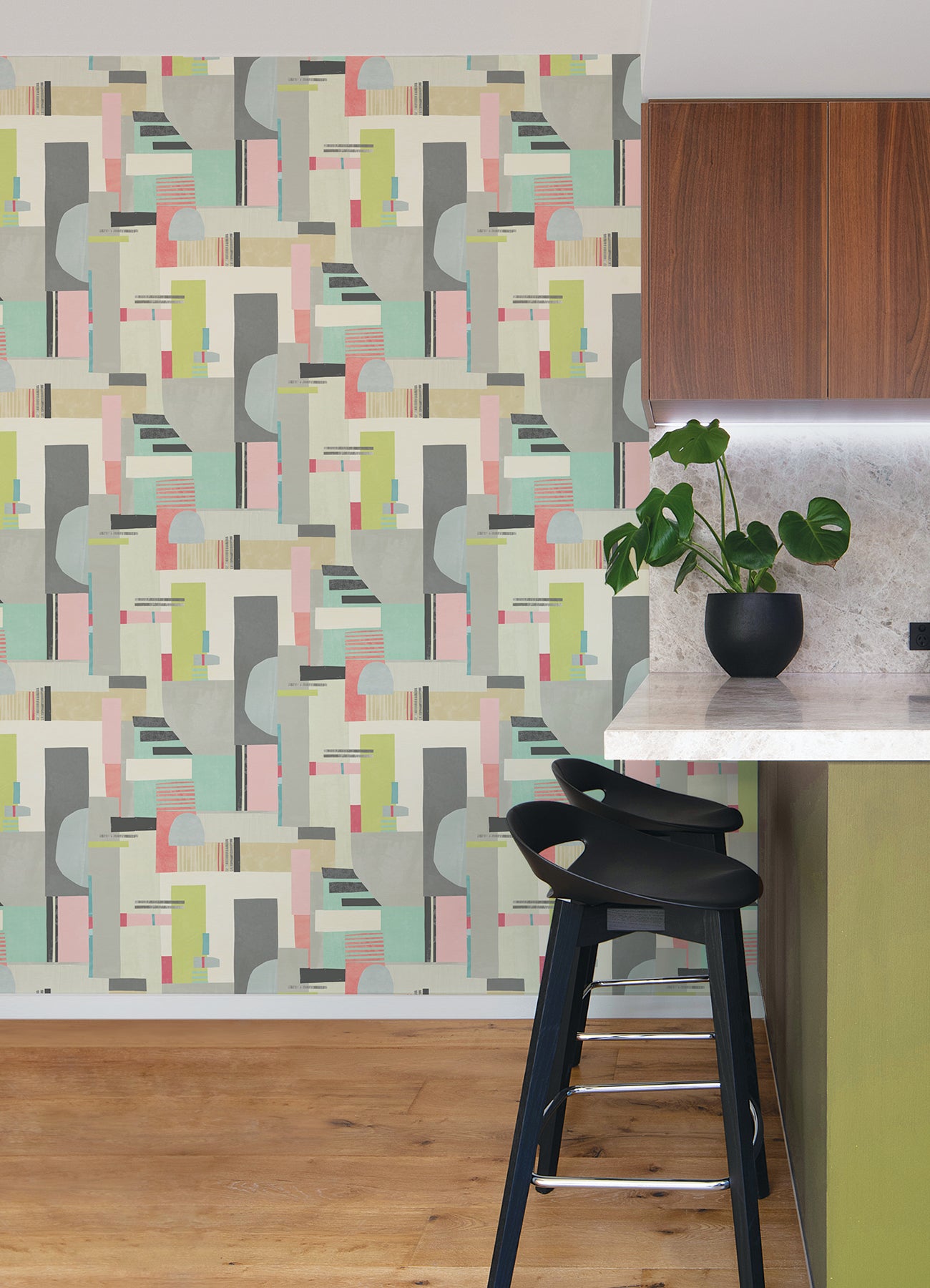 rhodes-pastel-blocs-wallpaper-york-wallcoverings-cep50134w - York Wallcoverings Papel pintado