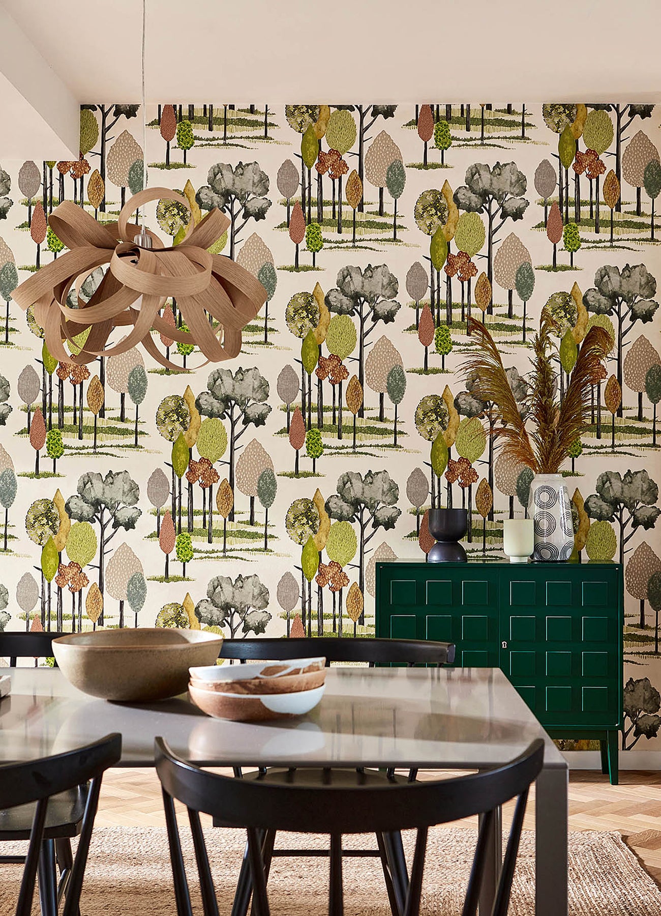 cypress-olive-tall-trees-wallpaper-york-wallcoverings-cep50135w - York Wallcoverings Wallpaper