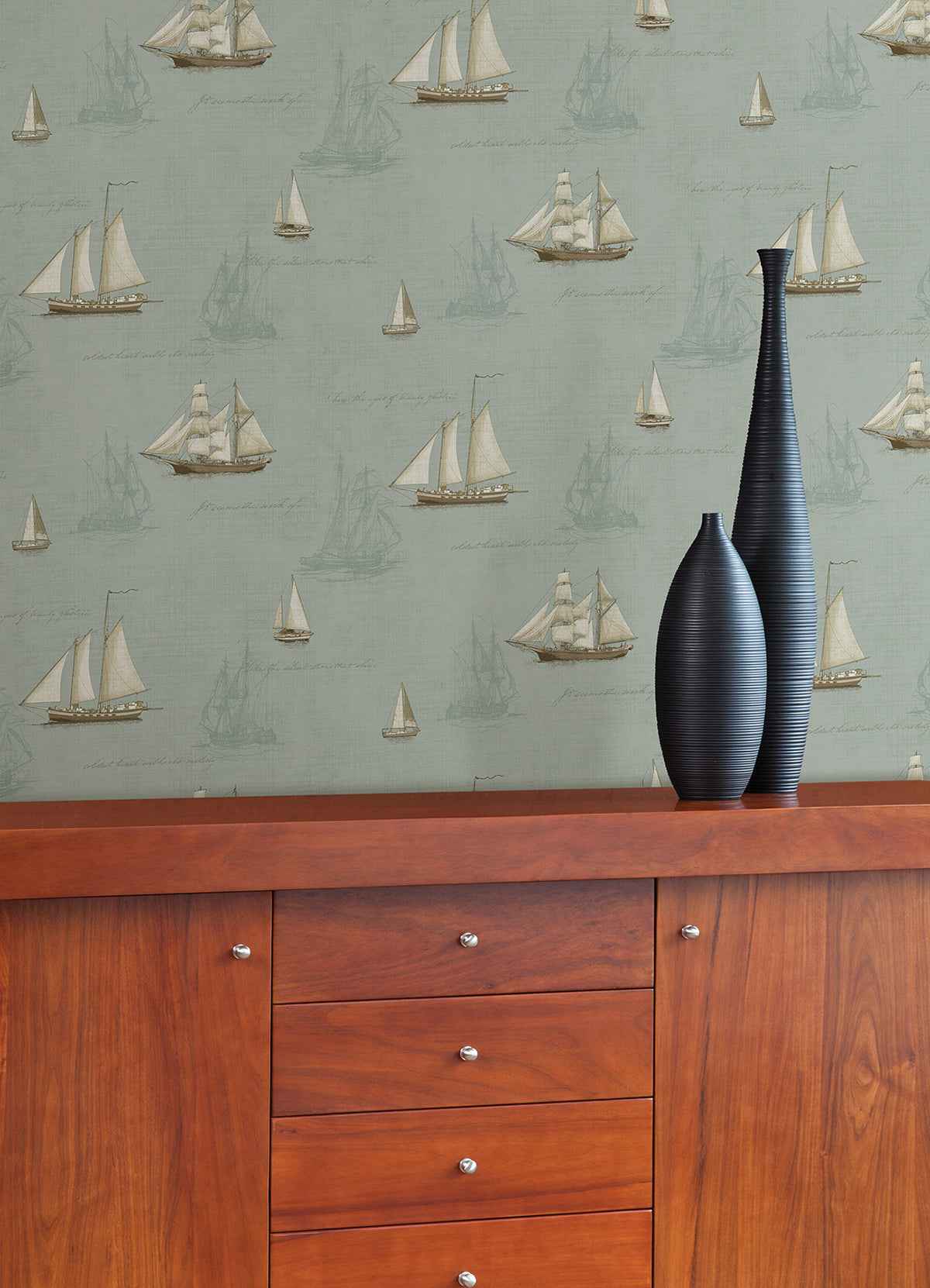 andrew-seafoam-sailboat-wallpaper-york-wallcoverings-4041-01704 - York Wallcoverings Wallpaper