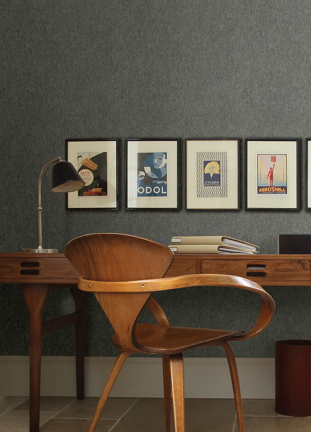 gerard-charcoal-distressed-texture-wallpaper-york-wallcoverings-4041-29909 - York Wallpaper Wallpaper