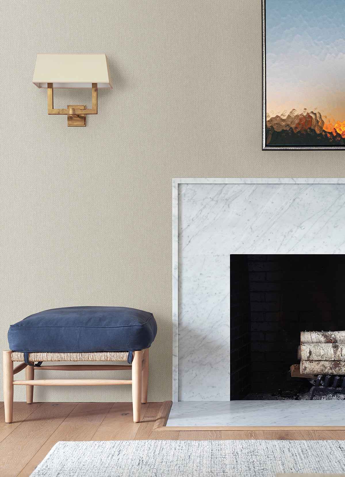 elbert-cream-zig-zag-wallpaper-york-wallcoverings-4041-35909 - York Wallcoverings Wallpaper