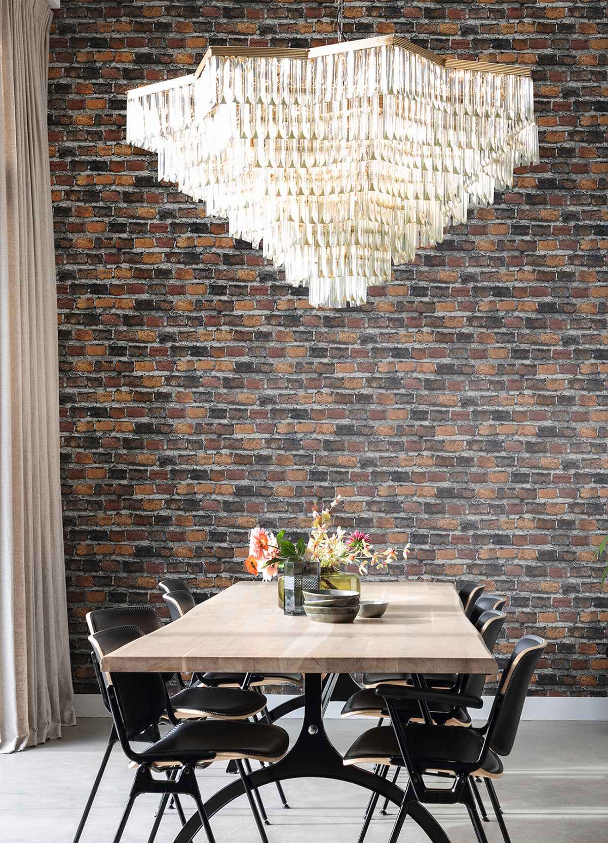 lennox-rust-brick-wallpaper-york-wallcoverings-4041-428063 - York Wallcoverings Wallpaper