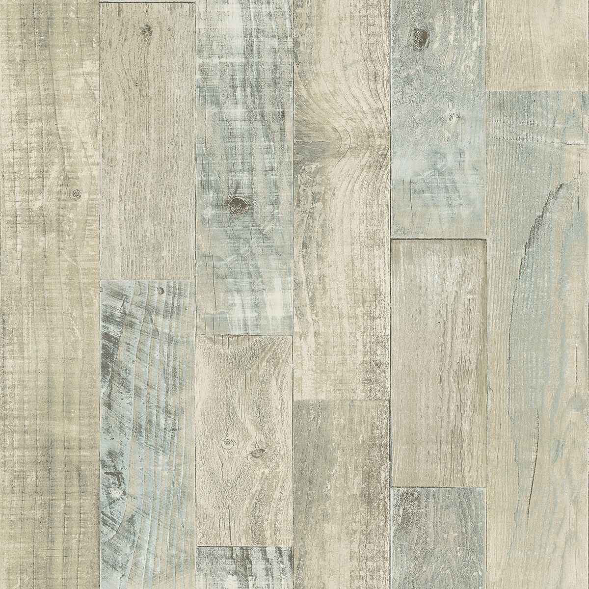 Chebacco Taupe Wood Planks Wallpaper - York Wallcoverings - 3124-12692