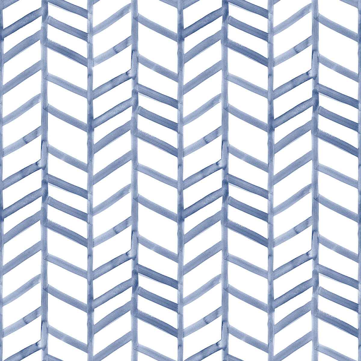 Fletching Navy Geometric Wallpaper - York Wallcoverings - 3124-13923