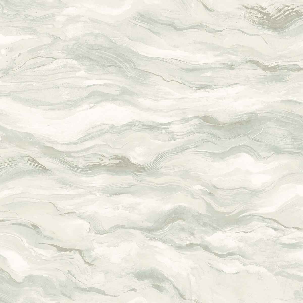 Cirrus Light Blue Wave Wallpaper - York Wallcoverings - 3124-13954