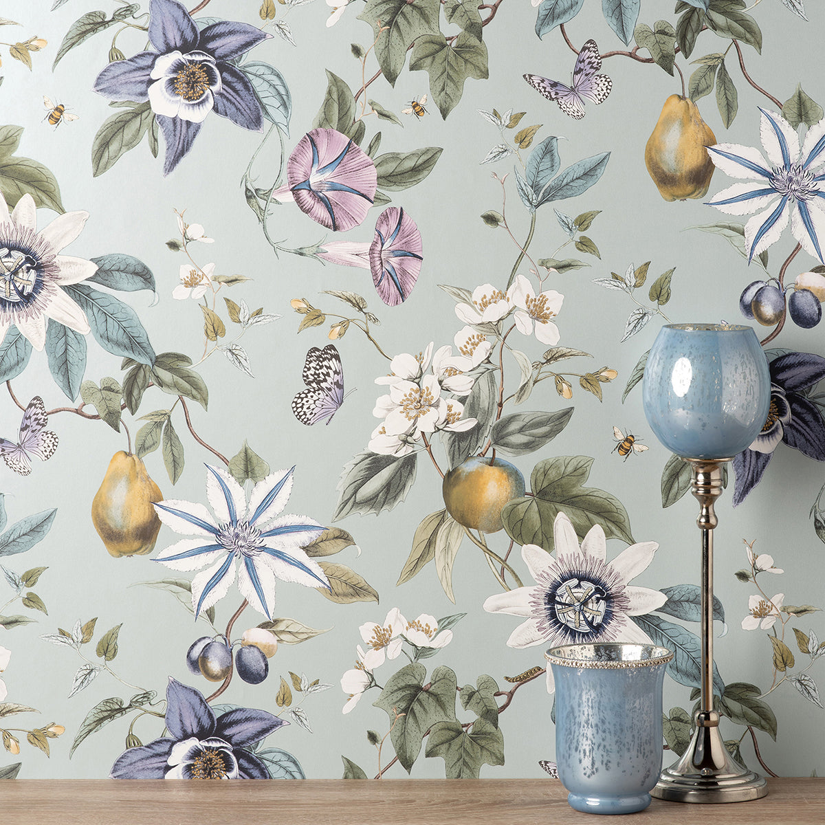 sierra-sage-floral-wallpaper-york-wallcoverings-fd43061 - York Wallcoverings Wallpaper