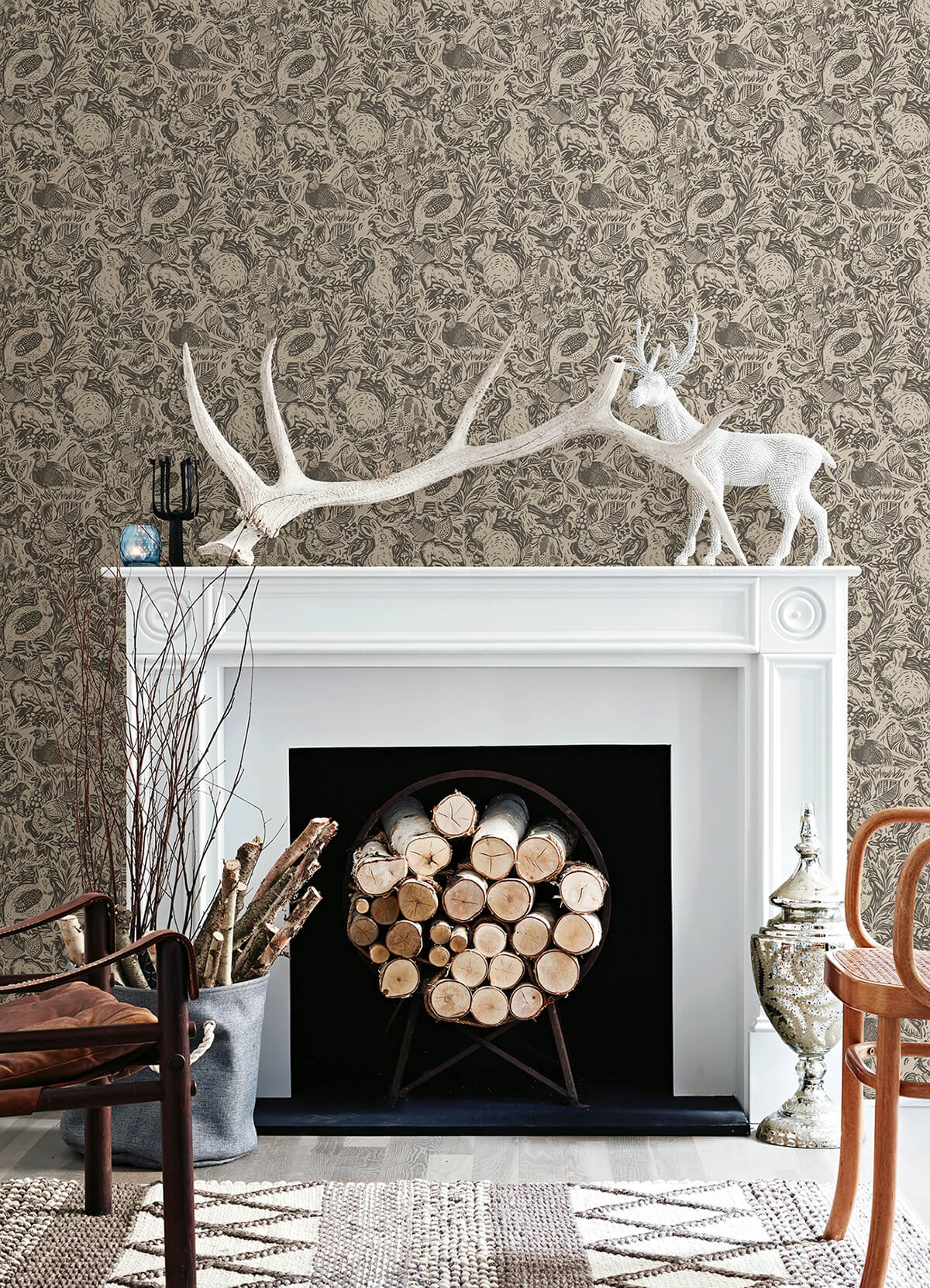 charcoal-terrene-peel-and-stick-wallpaper-york-wallcoverings-nus4303 - York Wallcoverings Wallpaper