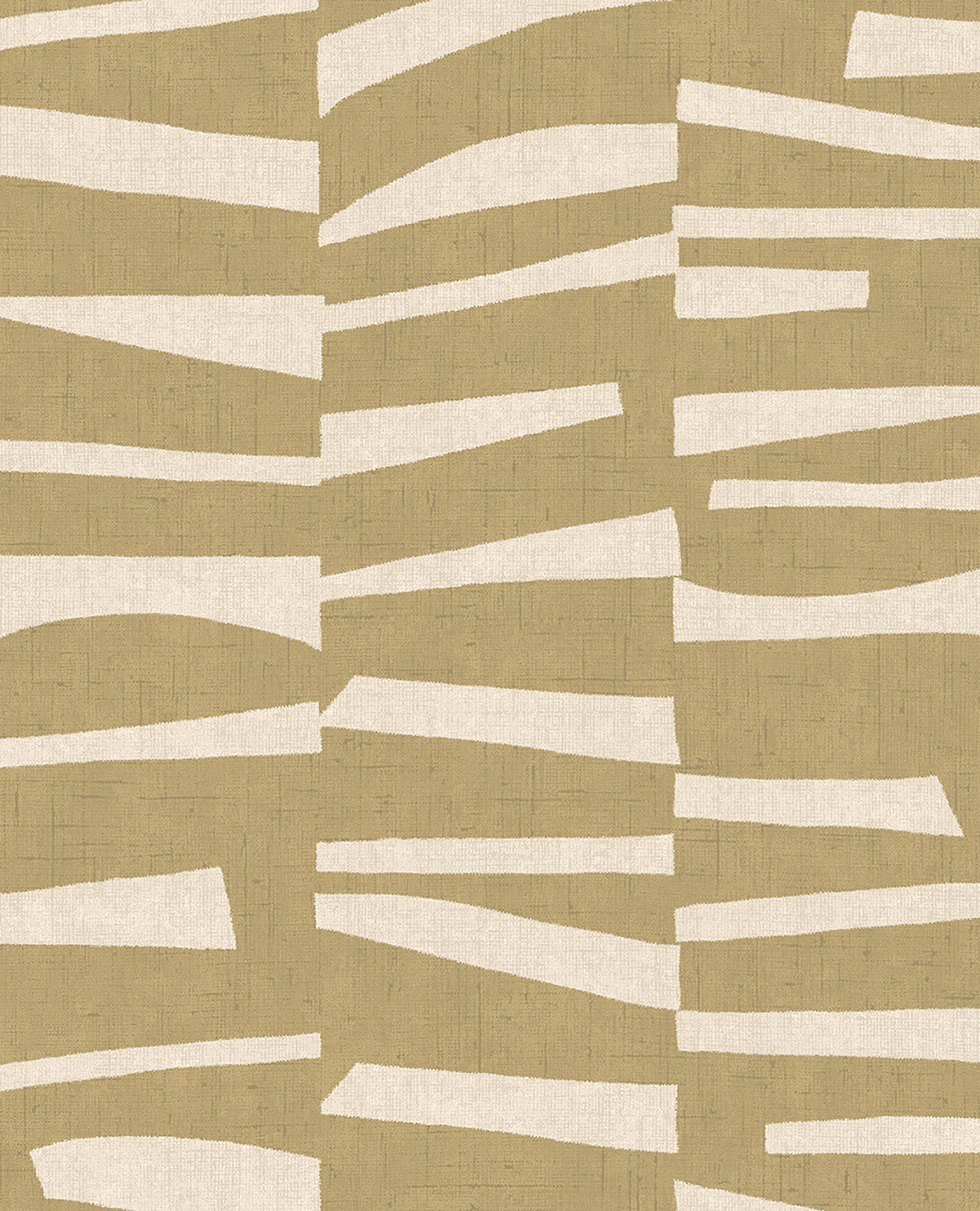 Picture of Ode Mustard Staggered Stripes Wallpaper